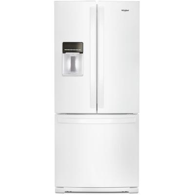 30" Wide French Door Refrigerator - White
