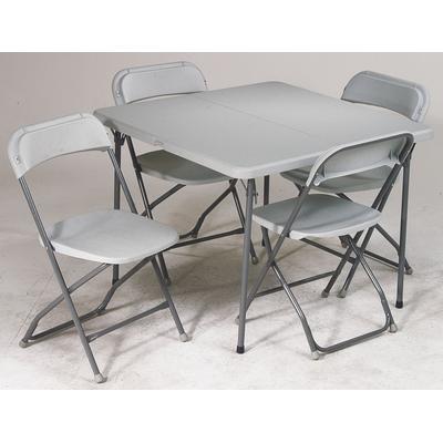 Worksmart® Resin 5-Piece Folding Set