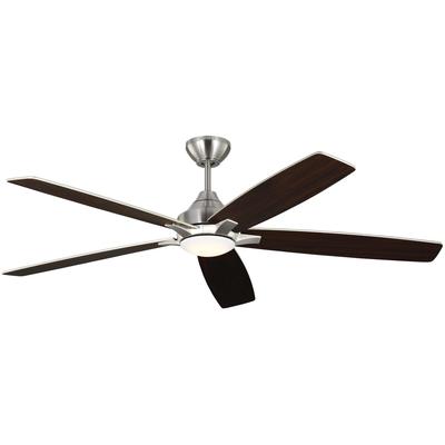 Lowden 60" Indoor/Outdoor Ceiling Fan - Brushed Steel