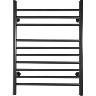 Classic Infinity 10-Bar Towel Warmer - Black