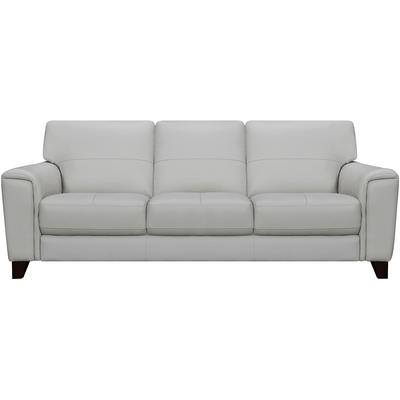Benoit 87" Leather Square Arm Sofa