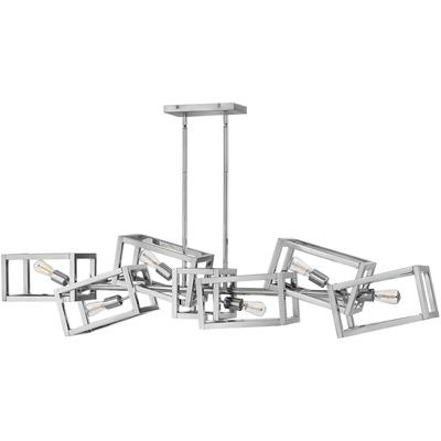 Ensemble Stem-Hung Linear Chandelier